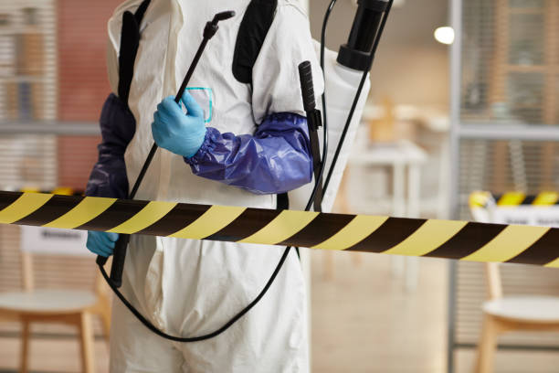Professional Trauma Scene Cleanup technician working in Halifax, VA